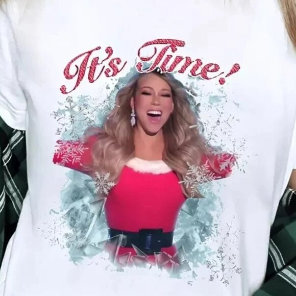 It_s Time Mariah Carey Christmas T Shirt 141 - Picture 2 of 5